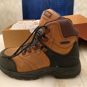 Kodiak Women's Brown and Black Combat Boots